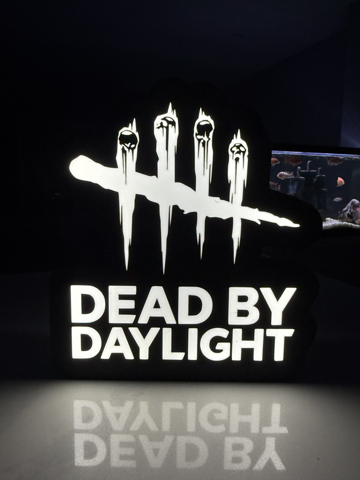 White Dead by Daylight themed lightbox